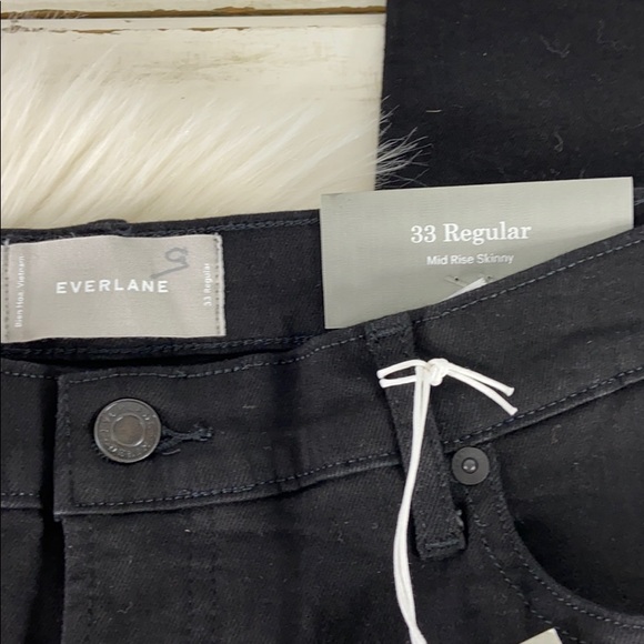 Everlane NWT Mid Rise Skinny Jeans 33R - Picture 9 of 13